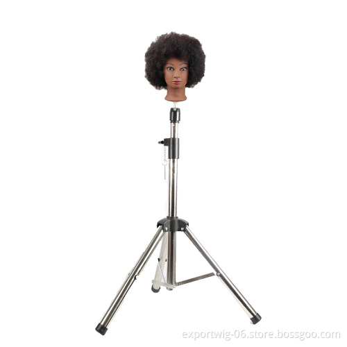Wig Stand Adjustable Canvas Block Head Tripod With Multifunc Tray Mannequin Head Tripod For Wig Training Doll Head Stand Tripod